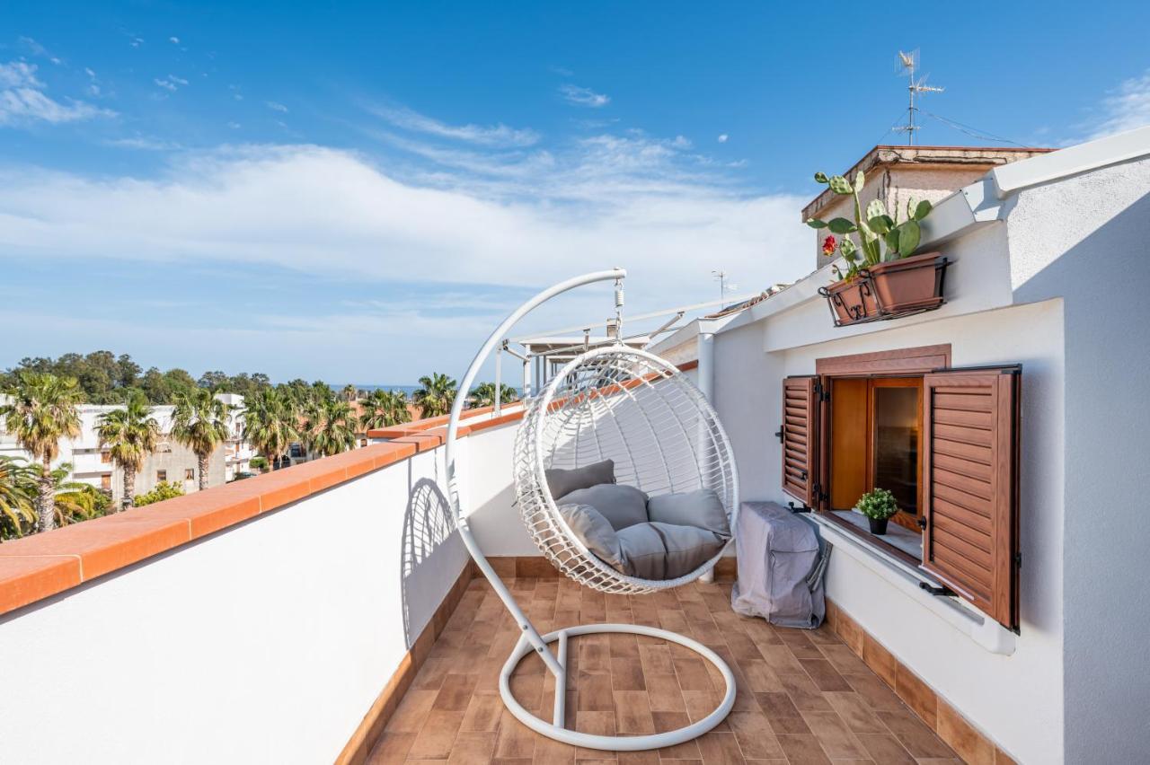 Naxos Charming Penthouse With Swimming Pool X6 Apartment Giardini Naxos Exterior photo